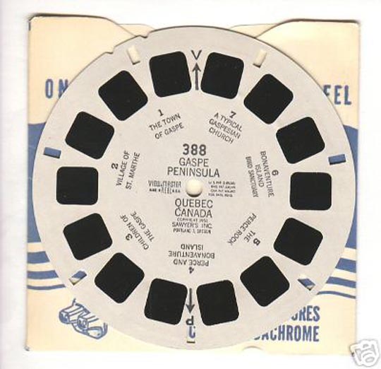 1951 - view master,reel388,gaspe peninsula,quebec