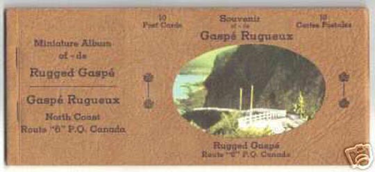 old gaspe brochure