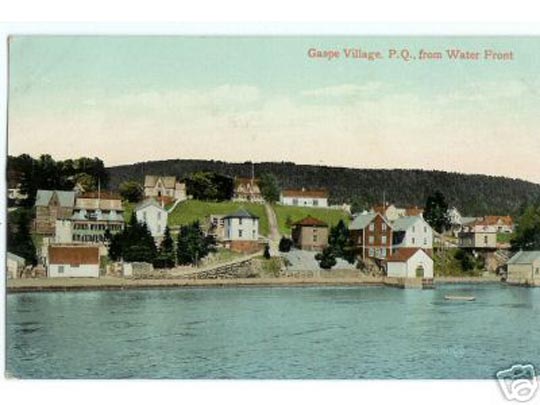 gaspe from water front