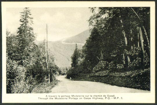 madeleine portage on gaspe highway